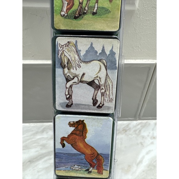Set 4 Rubber Craft Stamps Crayon Factory Horses 1992 New - Picture 3 of 7